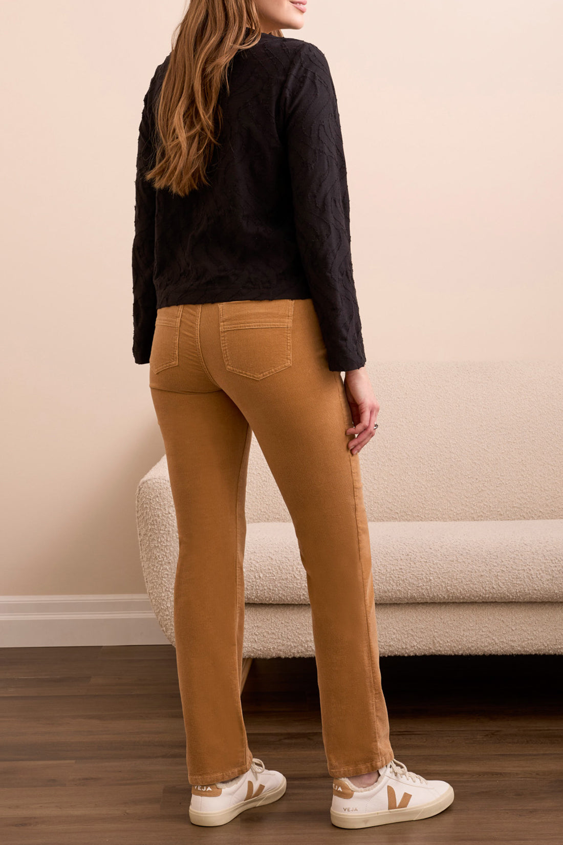 Tribal Tessa V-Neck - Black