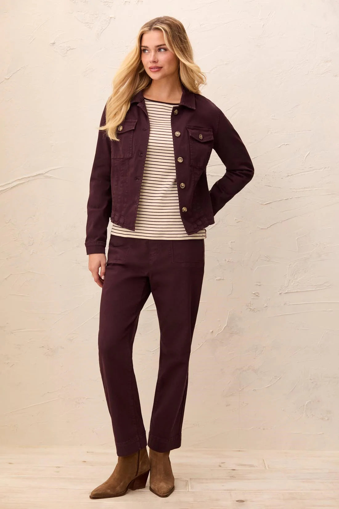 Tribal Twill Jacket - Fudge