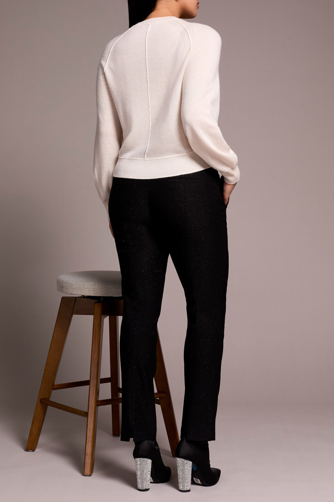 Tribal Veronica Cashmere Henley - Moonstone