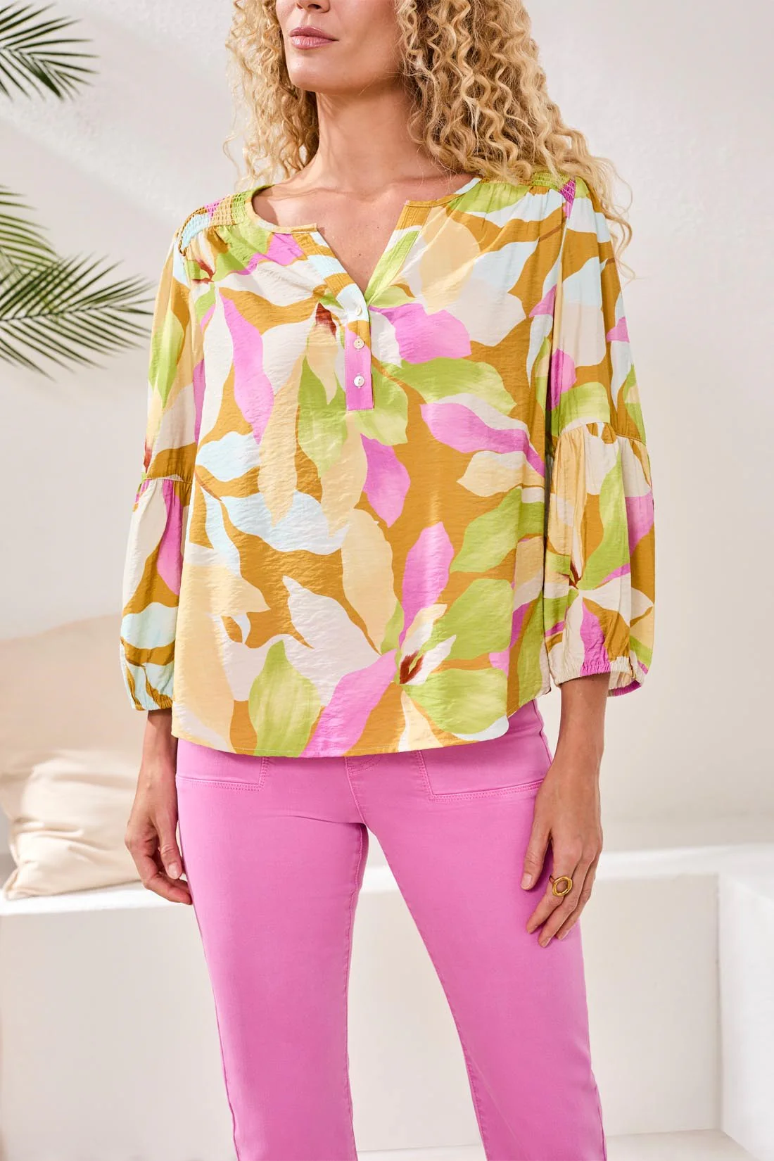 Tribal Willa Blouse - Wisteria