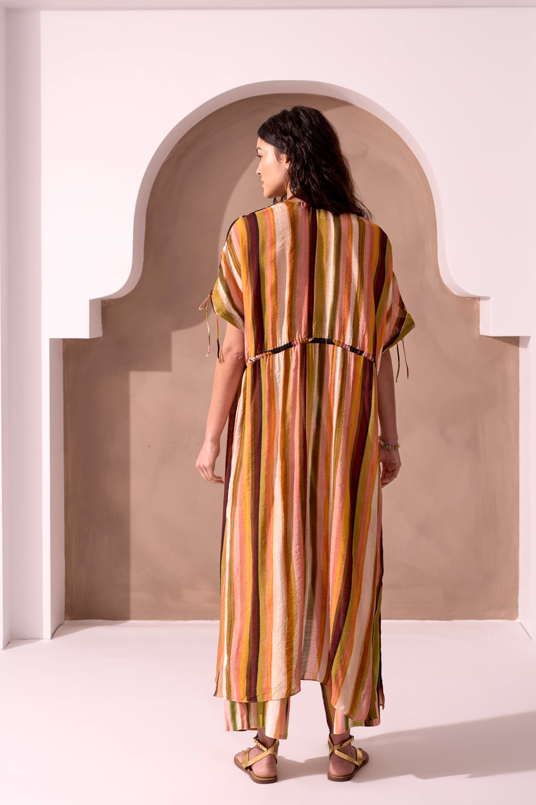 Tribal XIX Palms Maxi Dress - Cabana