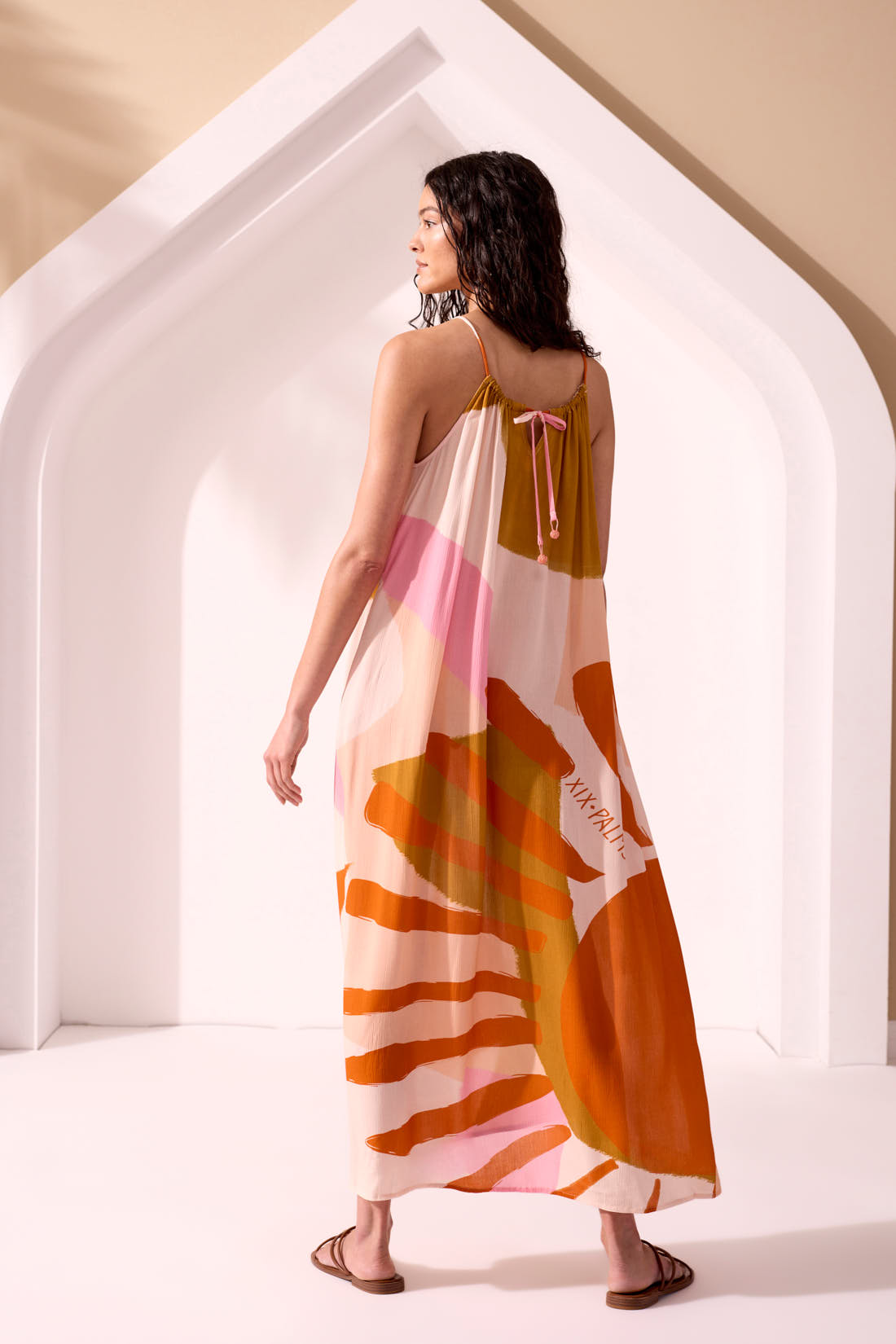 Tribal XIX Palms Maxi Dress - Summerland