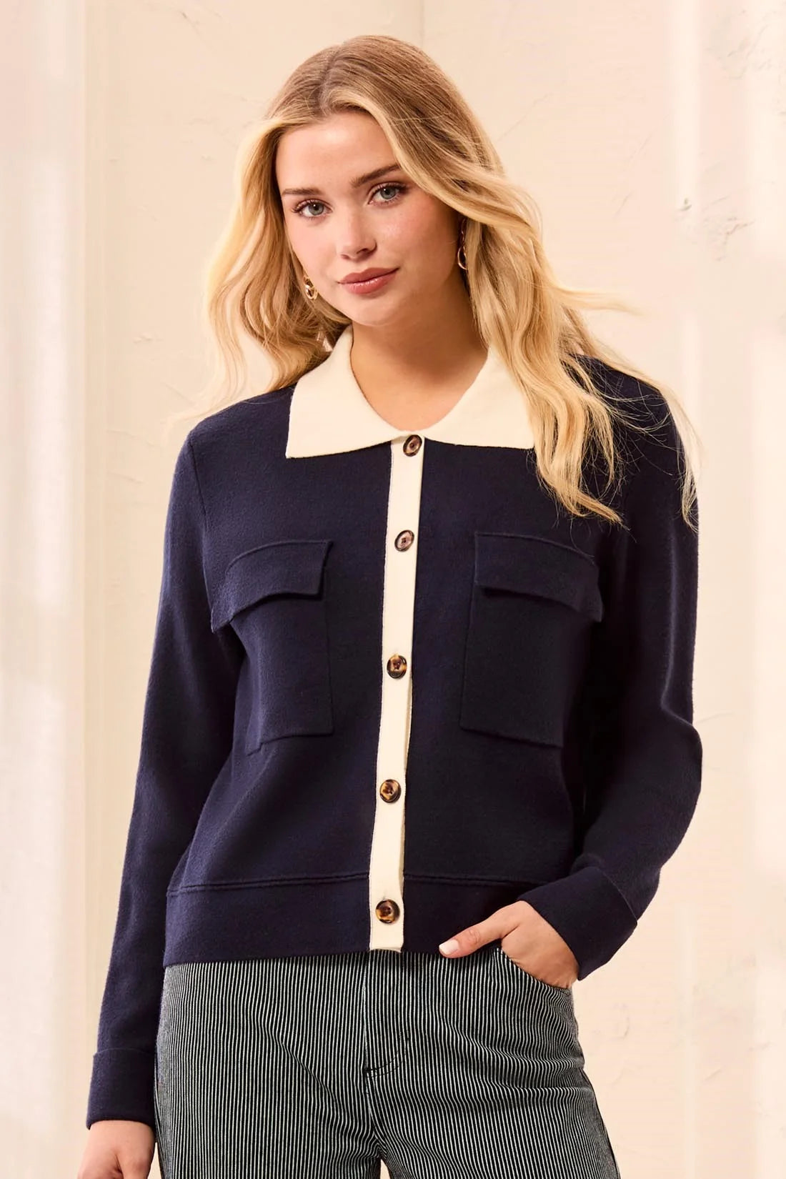 Tribal Zara Cardi - Sapphire