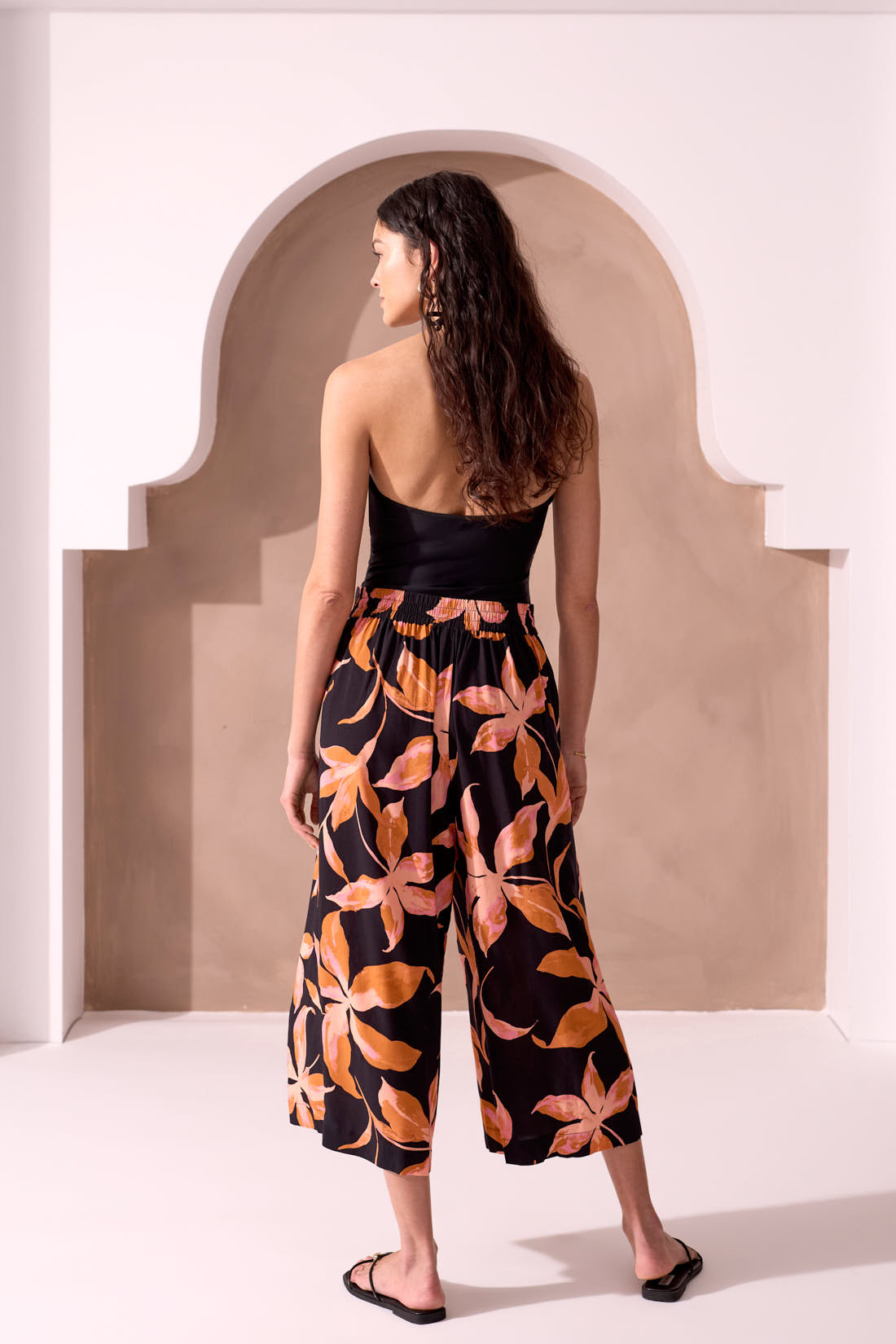 Tribal XIX Palms Wrap Pant - Hamptons