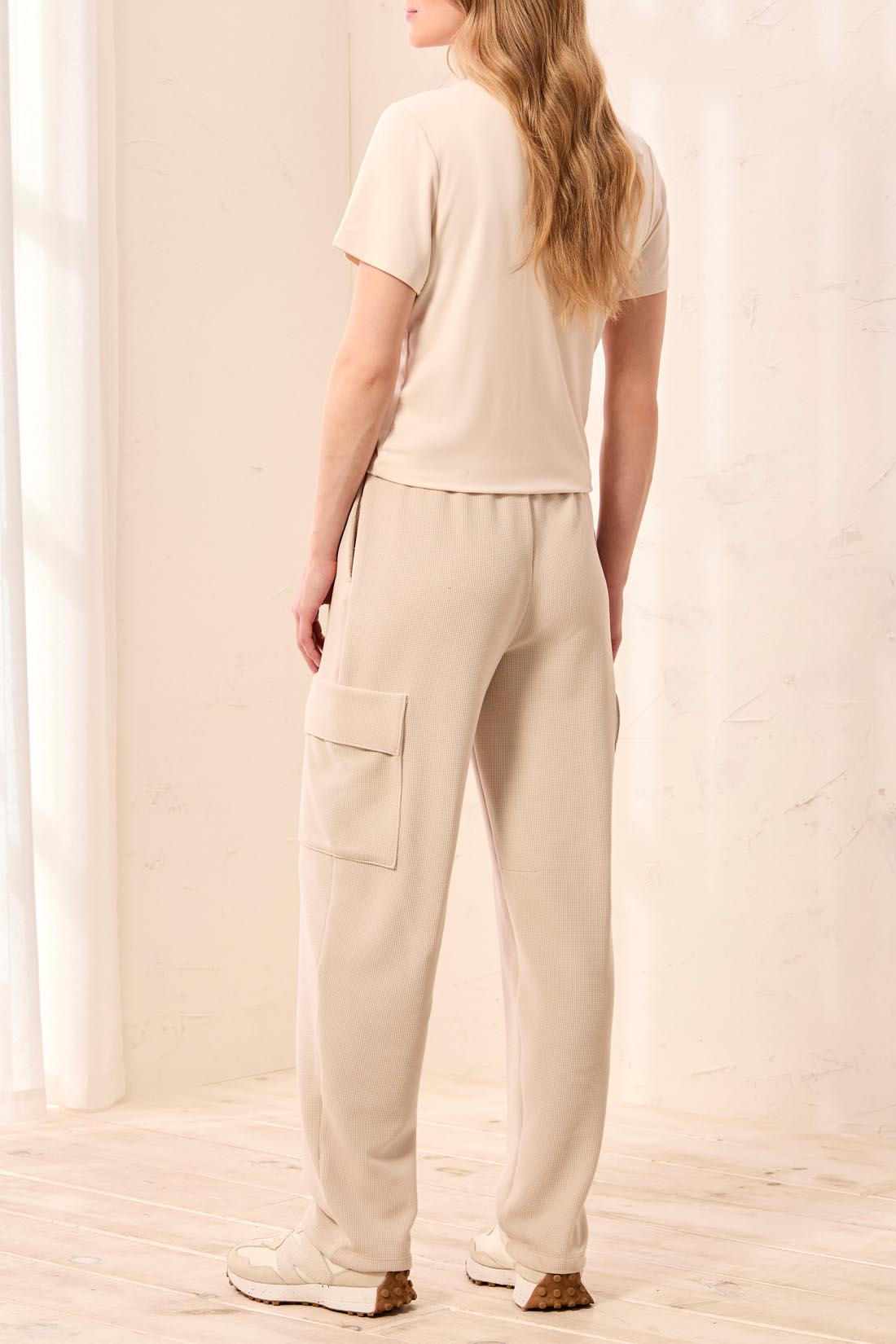 Tribal Techno Lux Waffle Pant - Sand Dune