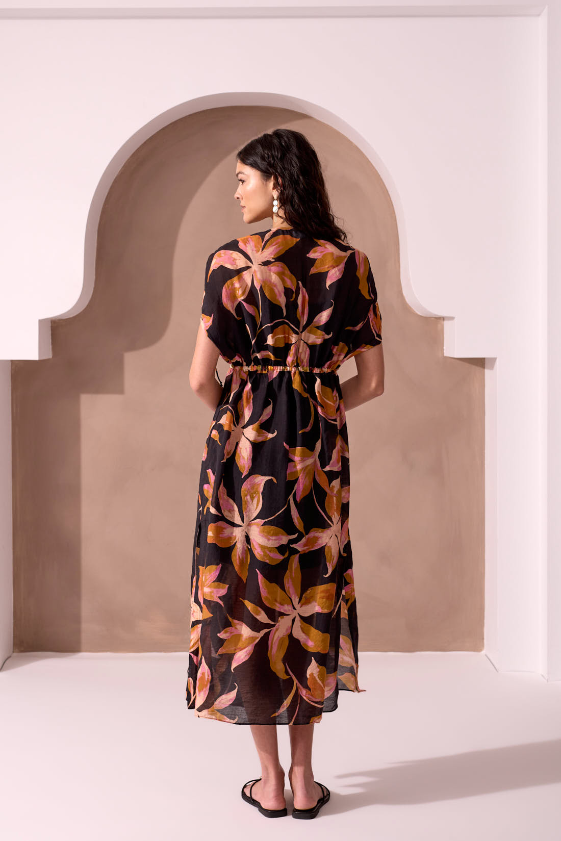 Tribal XIX Palms Maxi Dress - Hamptons