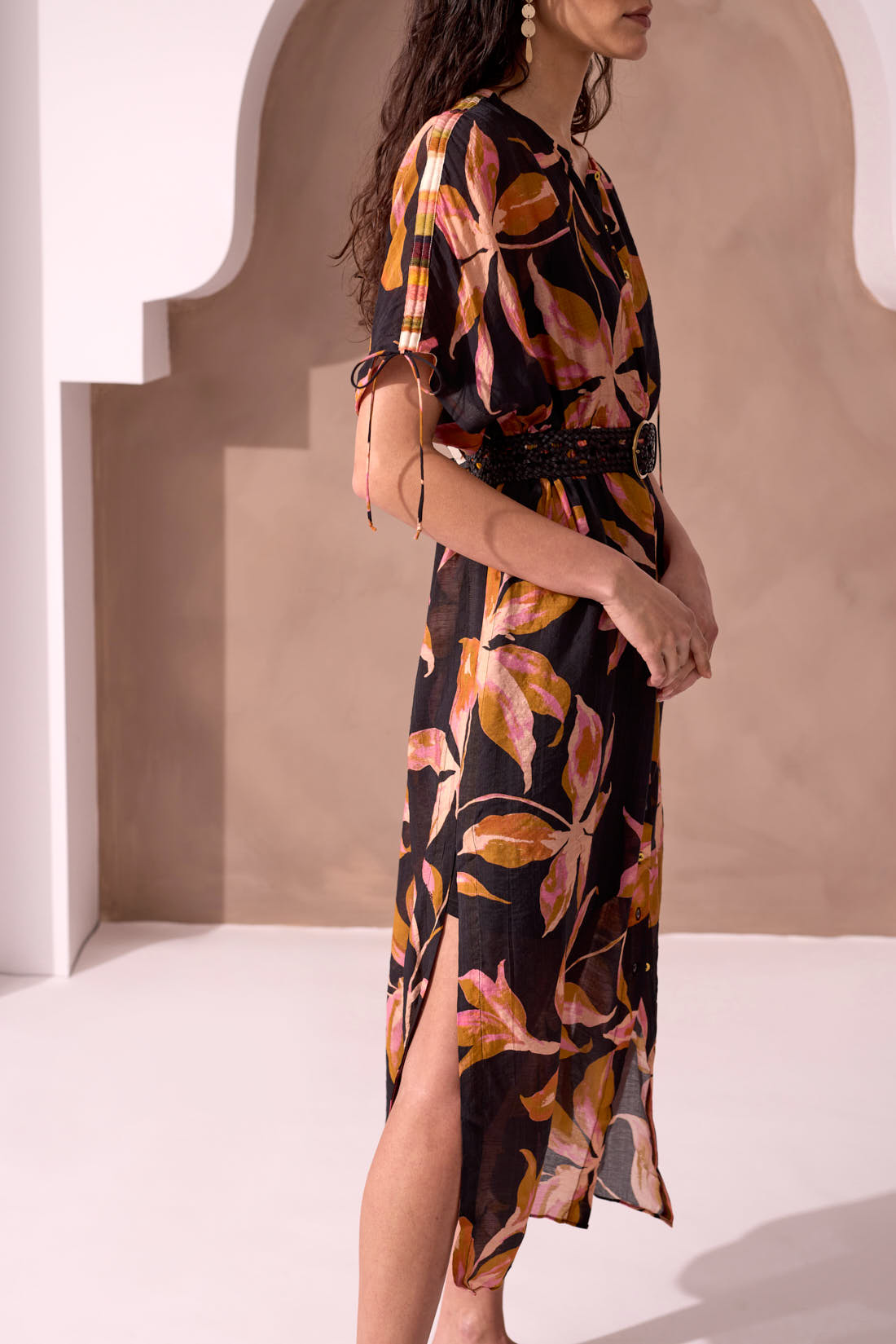 Tribal XIX Palms Maxi Dress - Hamptons