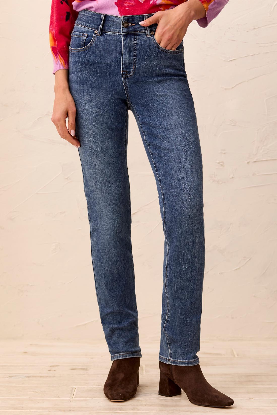 Tribal Sophia Straight Jeans - Dark Vintage