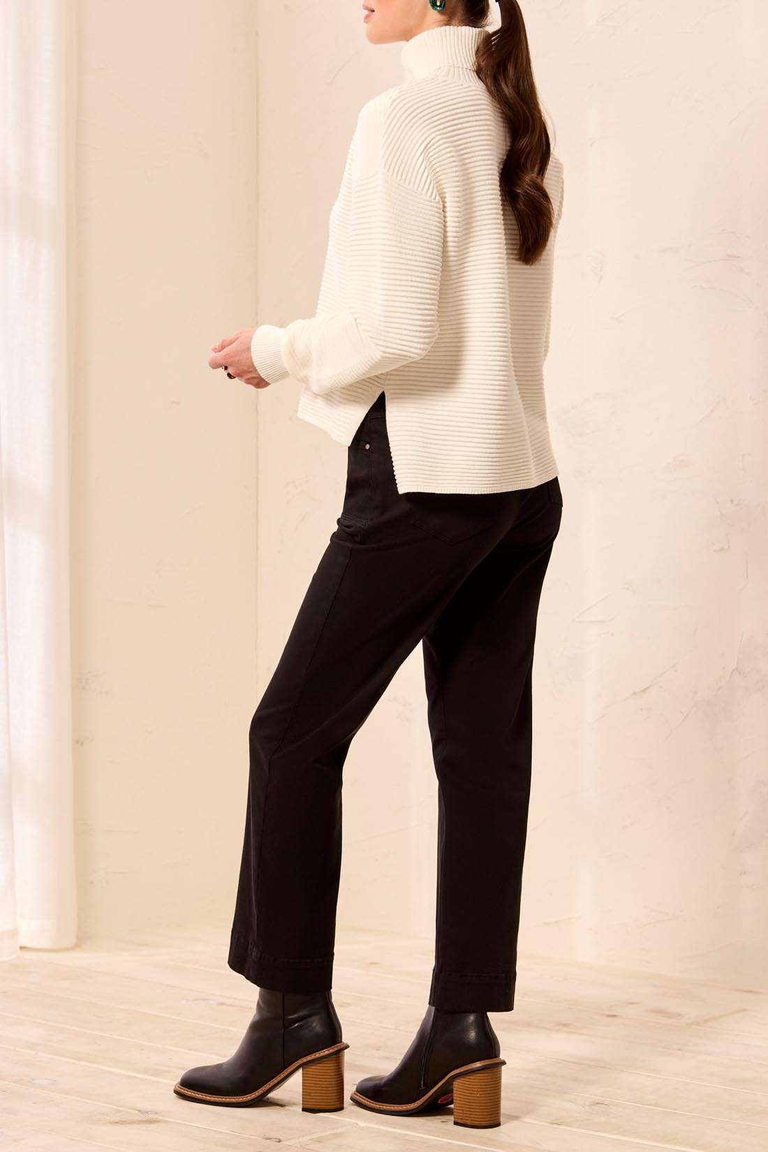 Tribal Aria Turtleneck - Cream