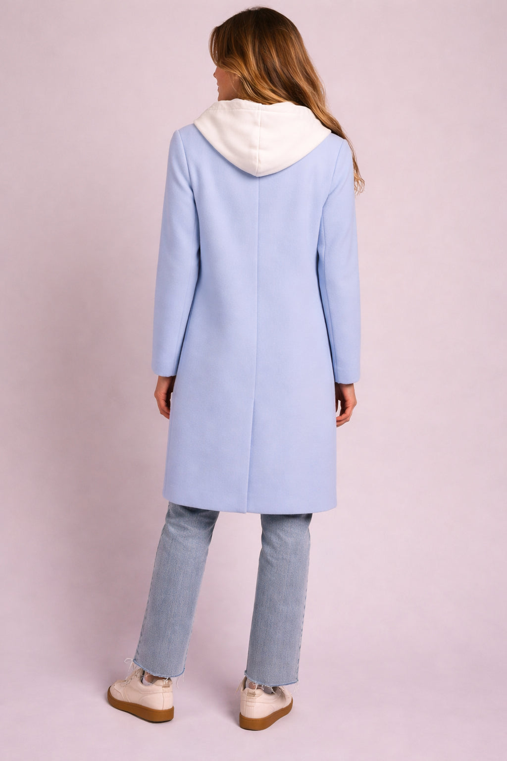 Tribal Fooler Trench Coat - Glazier Blue