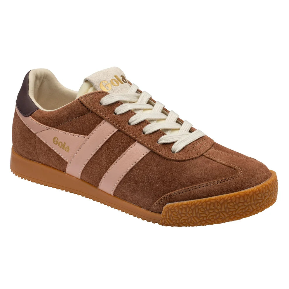 Gola Elan Trainer - Umber/Pearl Pink/Khaki