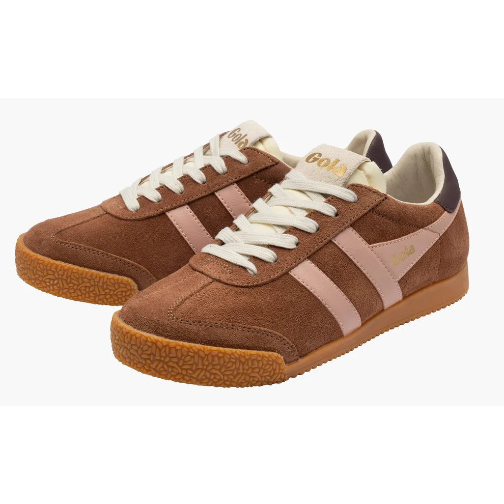Gola Elan Trainer - Umber/Pearl Pink/Khaki