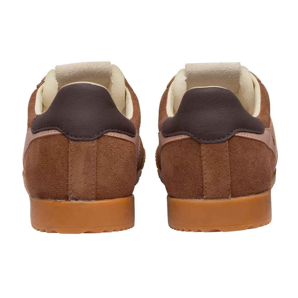 Gola Elan Trainer - Umber/Pearl Pink/Khaki