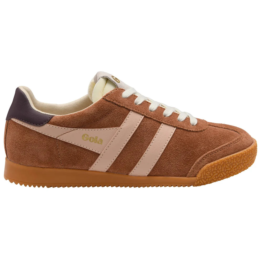 Gola Elan Trainer - Umber/Pearl Pink/Khaki