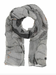 V. Fraas Botanical Floral Eco Plisse Scarf - 960 Grey Accessories - Other Accessories - Hats & Scarves by V. Fraas | Grace the Boutique