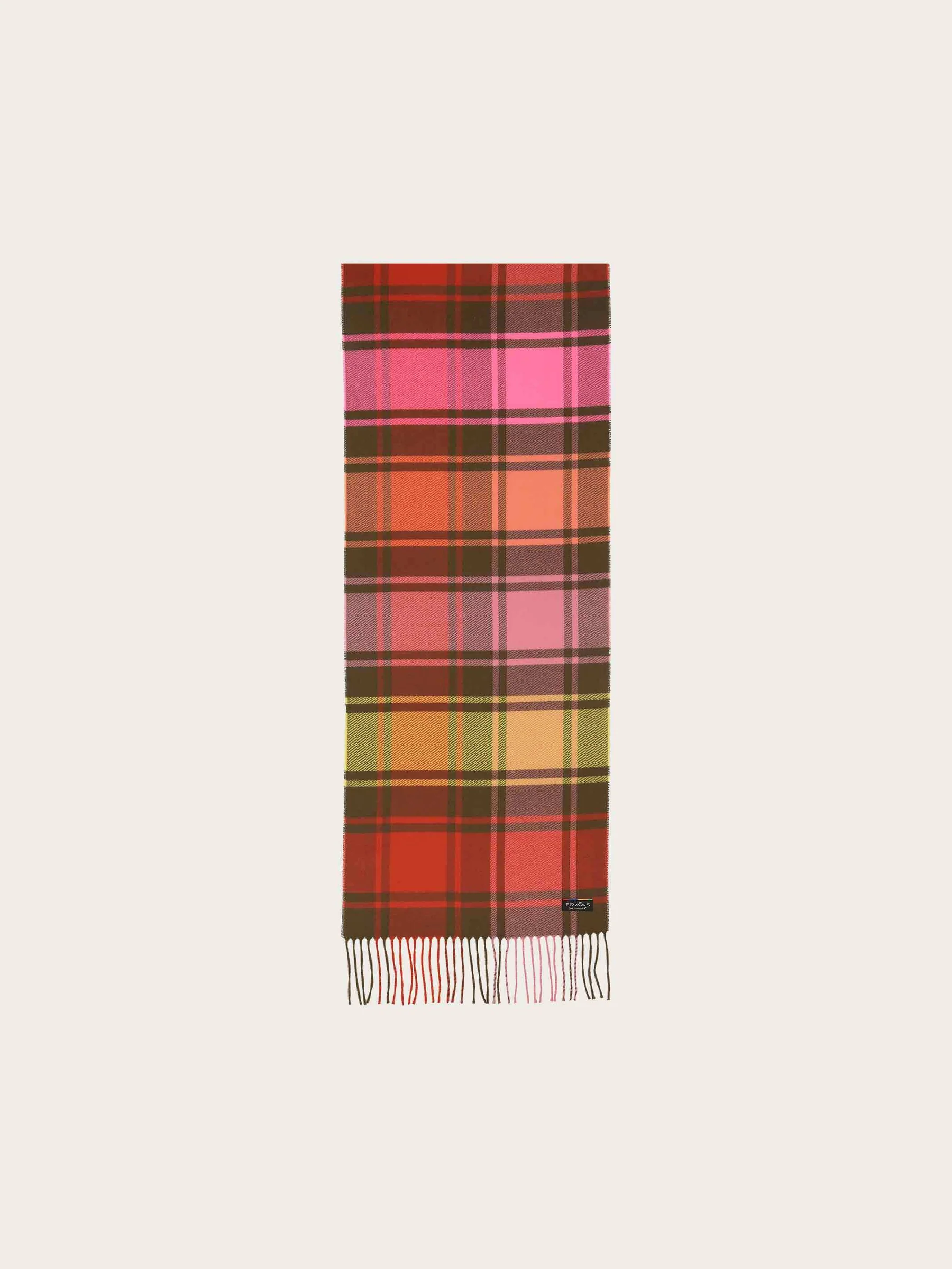 V. Fraas Cashmink Plaid Scarf - Multi