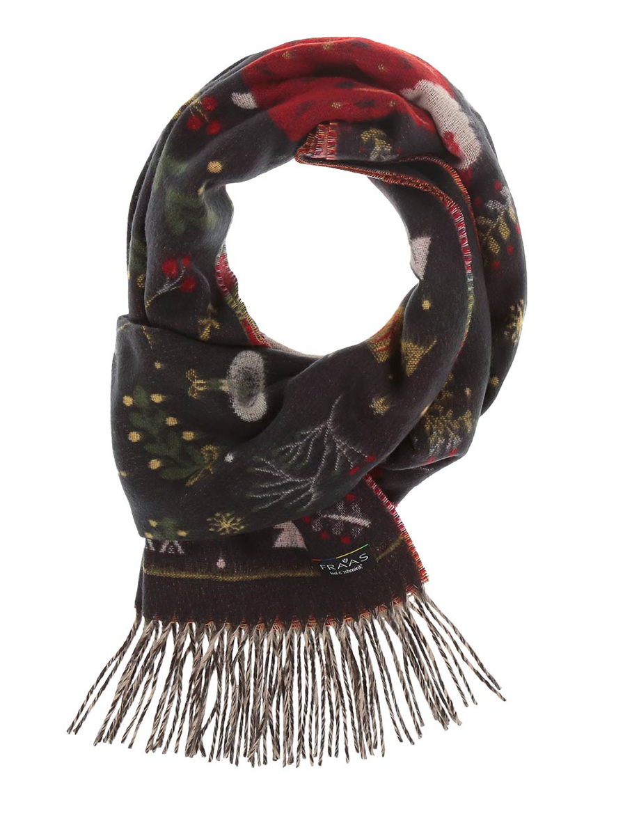 V. Fraas Christmas Cashmink Scarf Accessories - Other Accessories - Hats & Scarves by V. Fraas | Grace the Boutique