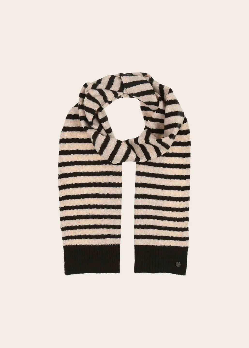 V. Fraas Stripe Knit Scarf
