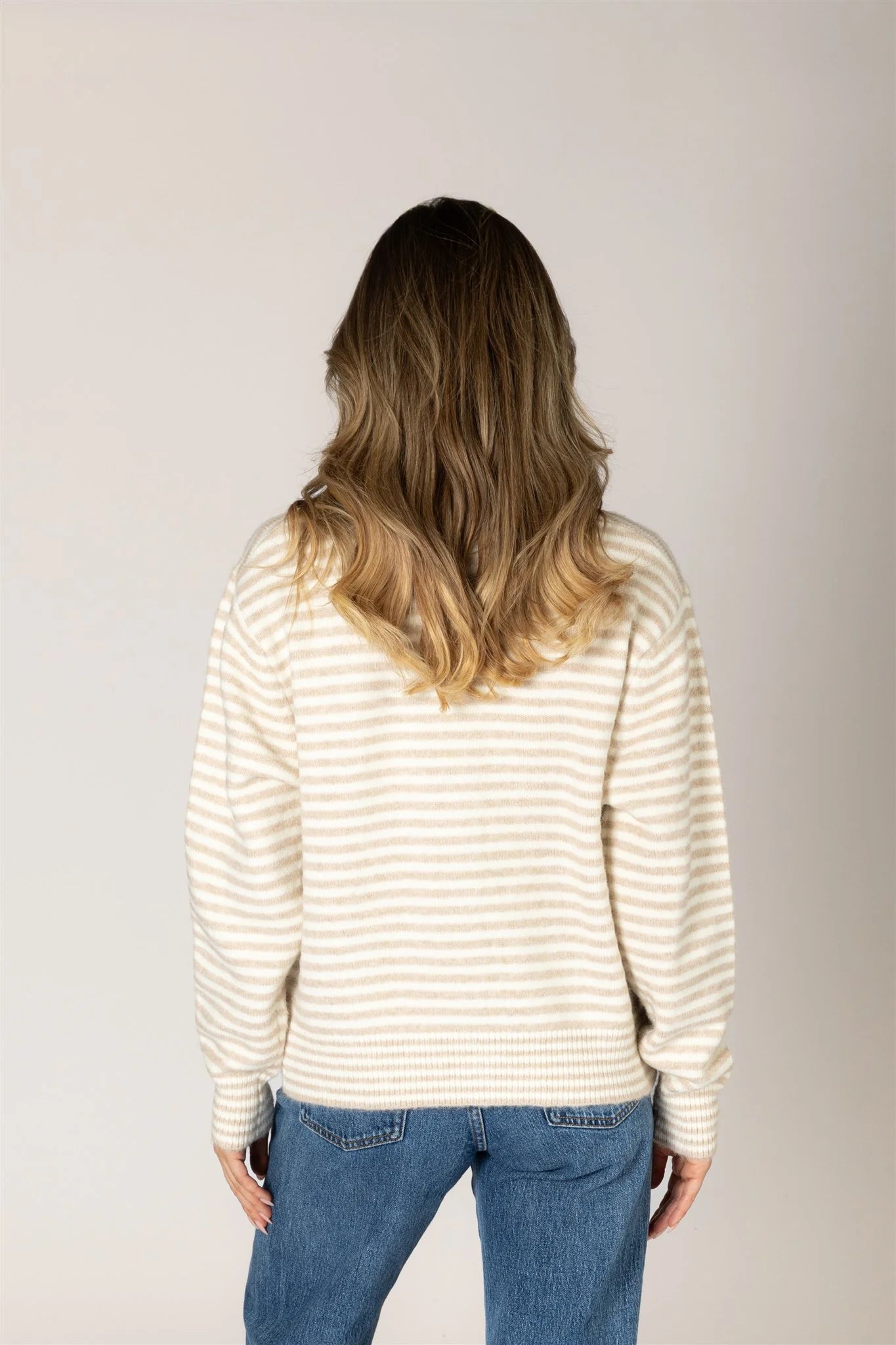 Lyla & Luxe Avril Cardi - Off White/Beige
