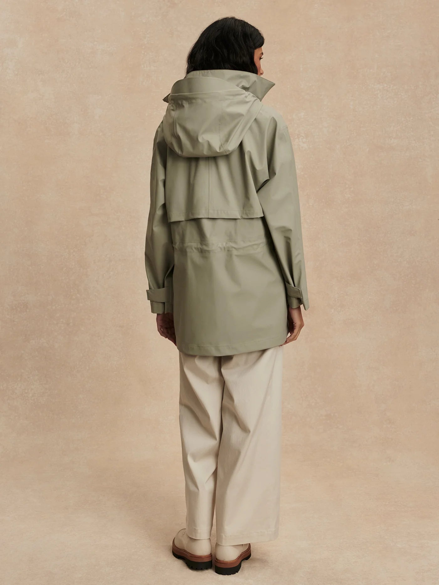 Varley Alyssa Rain Jacket - Forest Fog