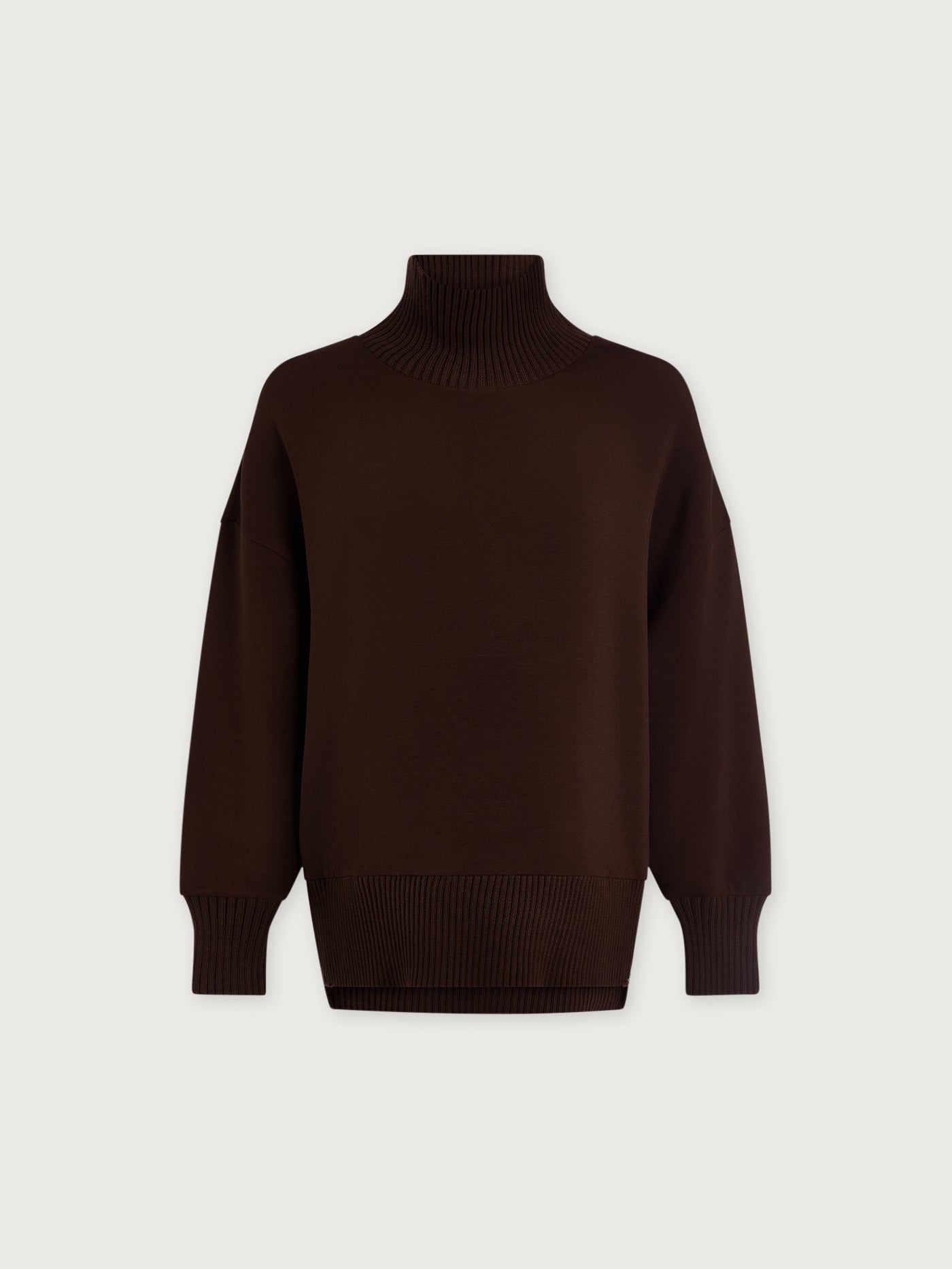 Varley Barker High Neck Sweater - Coffee Bean