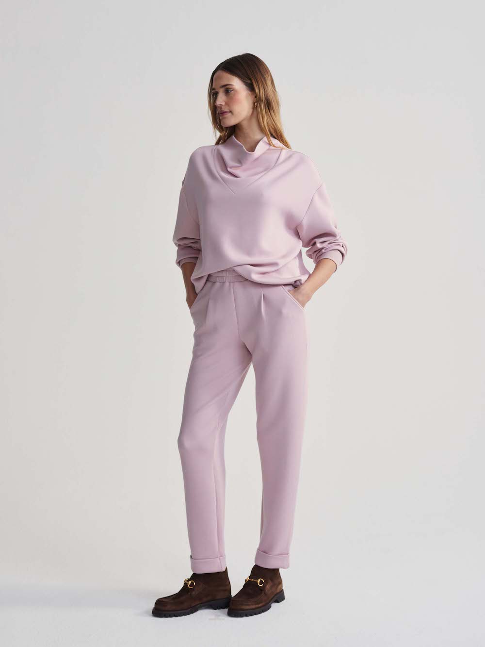 Varley Betsy Sweater - Burnished Lilac Sleepwear - Other Sleepwear - Loungewear by Varley | Grace the Boutique