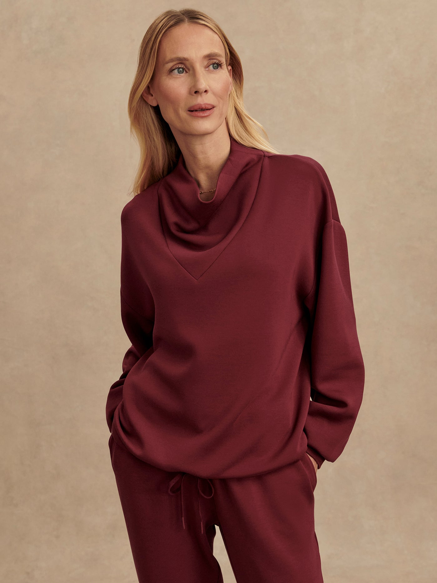 Varley Betsy Sweater - New Maroon