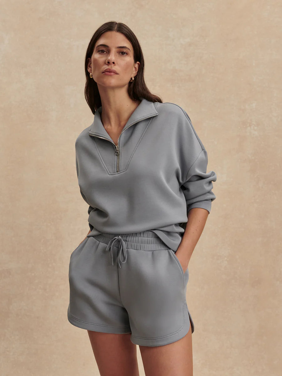 Varley Coulter High Rise Short - Wind Blue