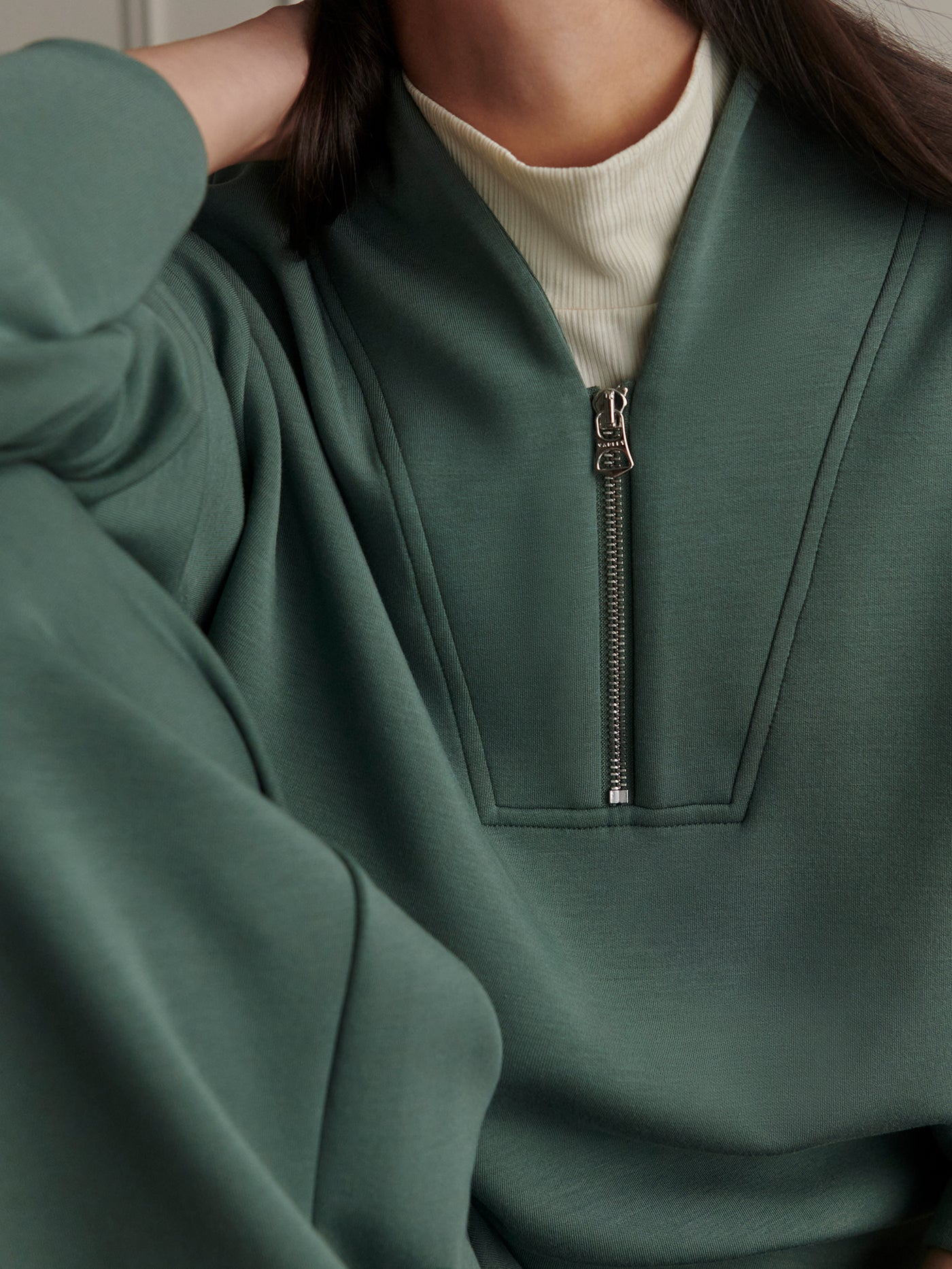 Varley Davidson Sweater - Dark Forest