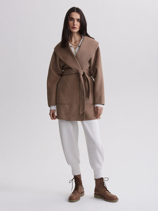 Varley Edgemere Wrap Jacket - Stucco Clothing - Outerwear - Coats by Varley | Grace the Boutique