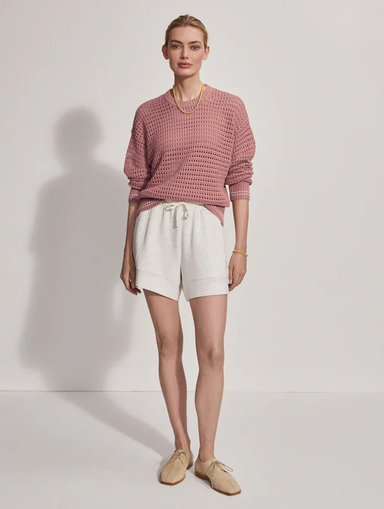 Varley Fox Knit Crew - Wood Rose Clothing - Tops - Sweaters - Pullovers by Varley | Grace the Boutique