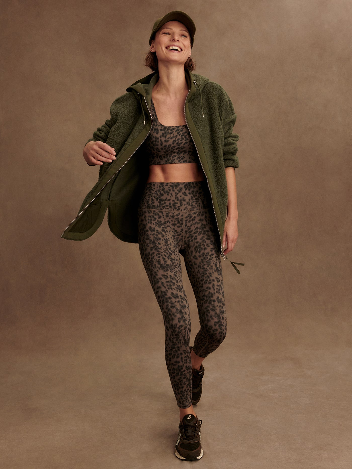 Varley Freesoft High Rise Legging 28 - Brown Cheetah