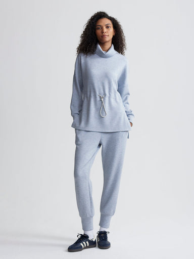 Varley Freya Sweater - Mid Blue Marl Clothing - Tops - Tunics by Varley | Grace the Boutique