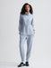 Varley Freya Sweater - Mid Blue Marl Clothing - Tops - Tunics by Varley | Grace the Boutique