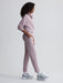 Varley Hawley Half Zip - Mauve Marl Sleepwear - Other Sleepwear - Loungewear by Varley | Grace the Boutique