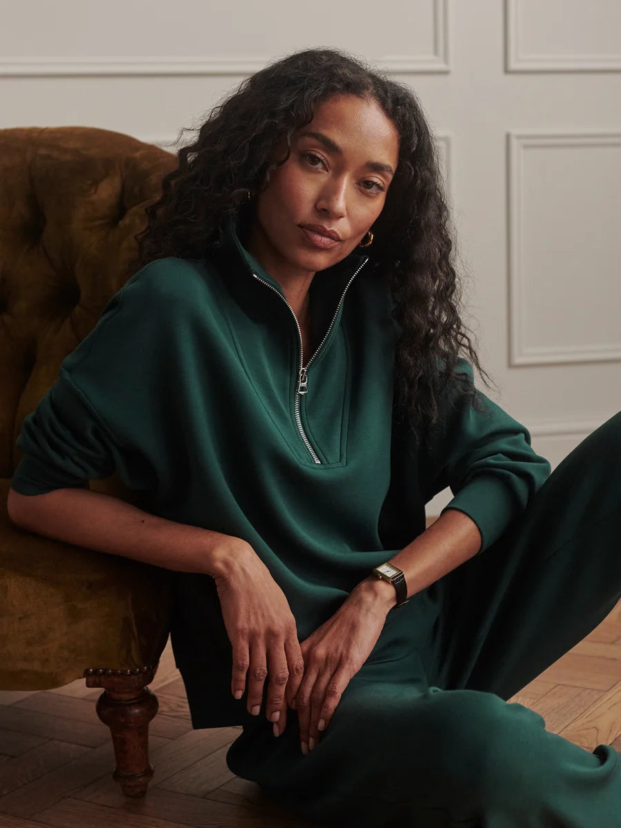 Varley Hawley Half Zip - Ponderosa Pine