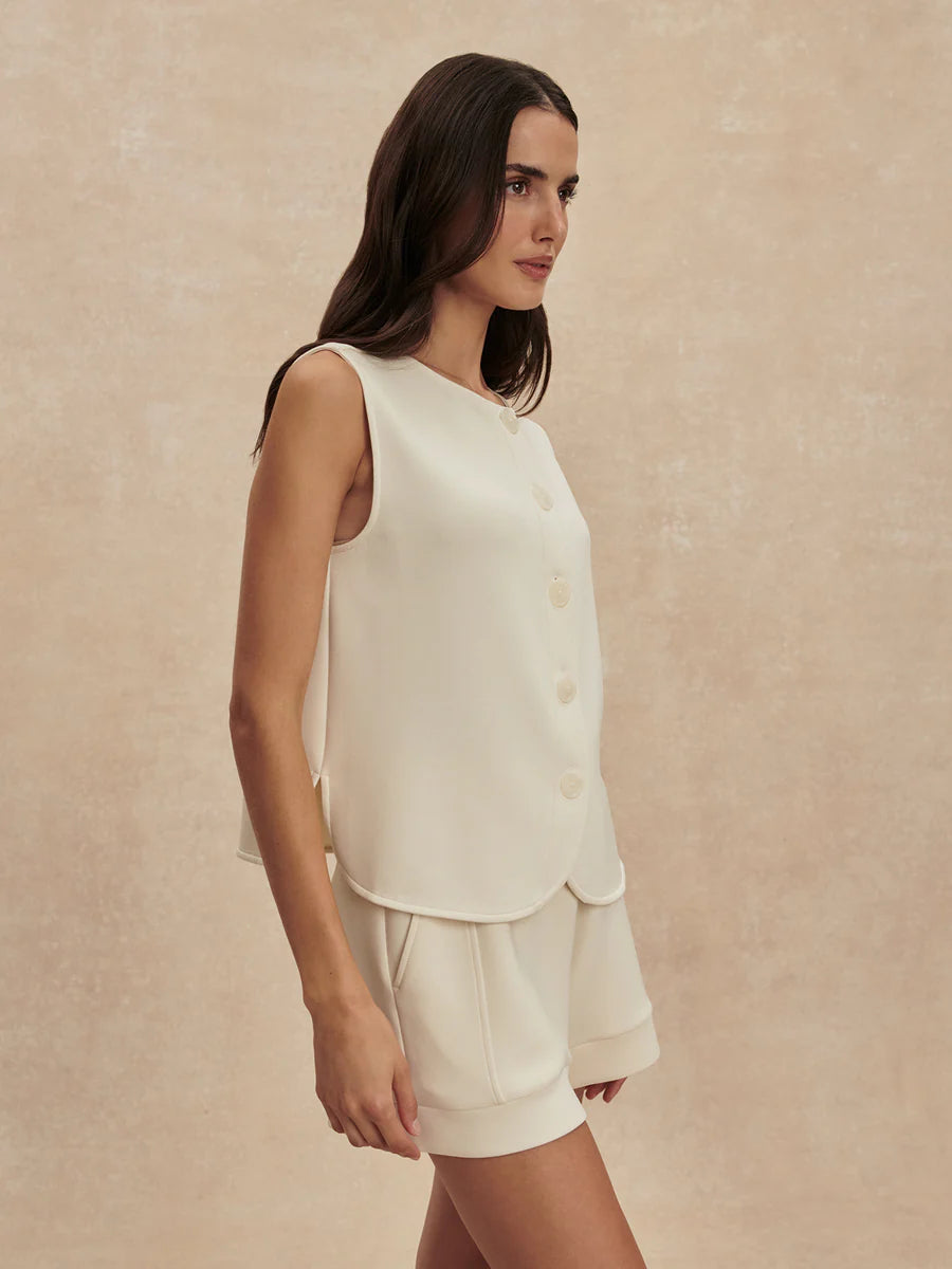 Varley Josie Button Tank - Pristine