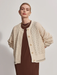 Varley Kris Relaxed Knit Jacket - Birch Clothing - Tops - Sweaters - Cardigans by Varley | Grace the Boutique