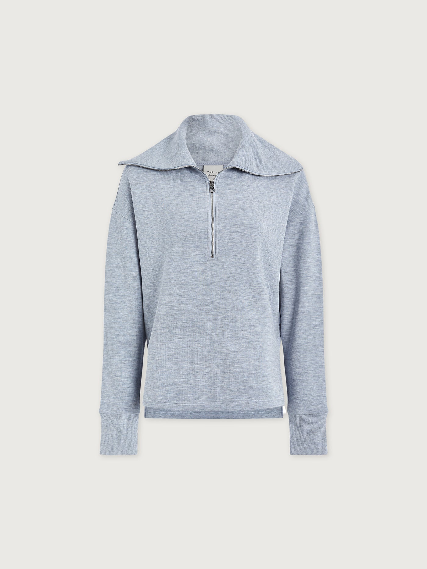 Varley Larson Half Zip - Mid Blue Marl
