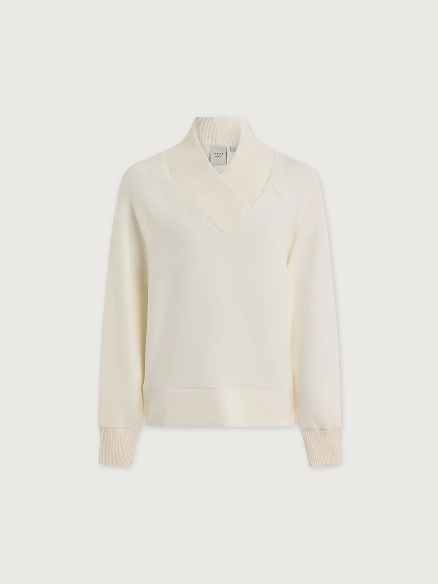 Varley Macie Zip Hem Sweater - Pristine