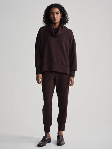 Varley Priya Longline Sweater - Coffee Bean Sleepwear - Other Sleepwear - Loungewear by Varley | Grace the Boutique