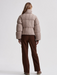 Varley Reggie Cable Knit Puffer - Light Taupe Clothing - Outerwear - Coats by Varley | Grace the Boutique