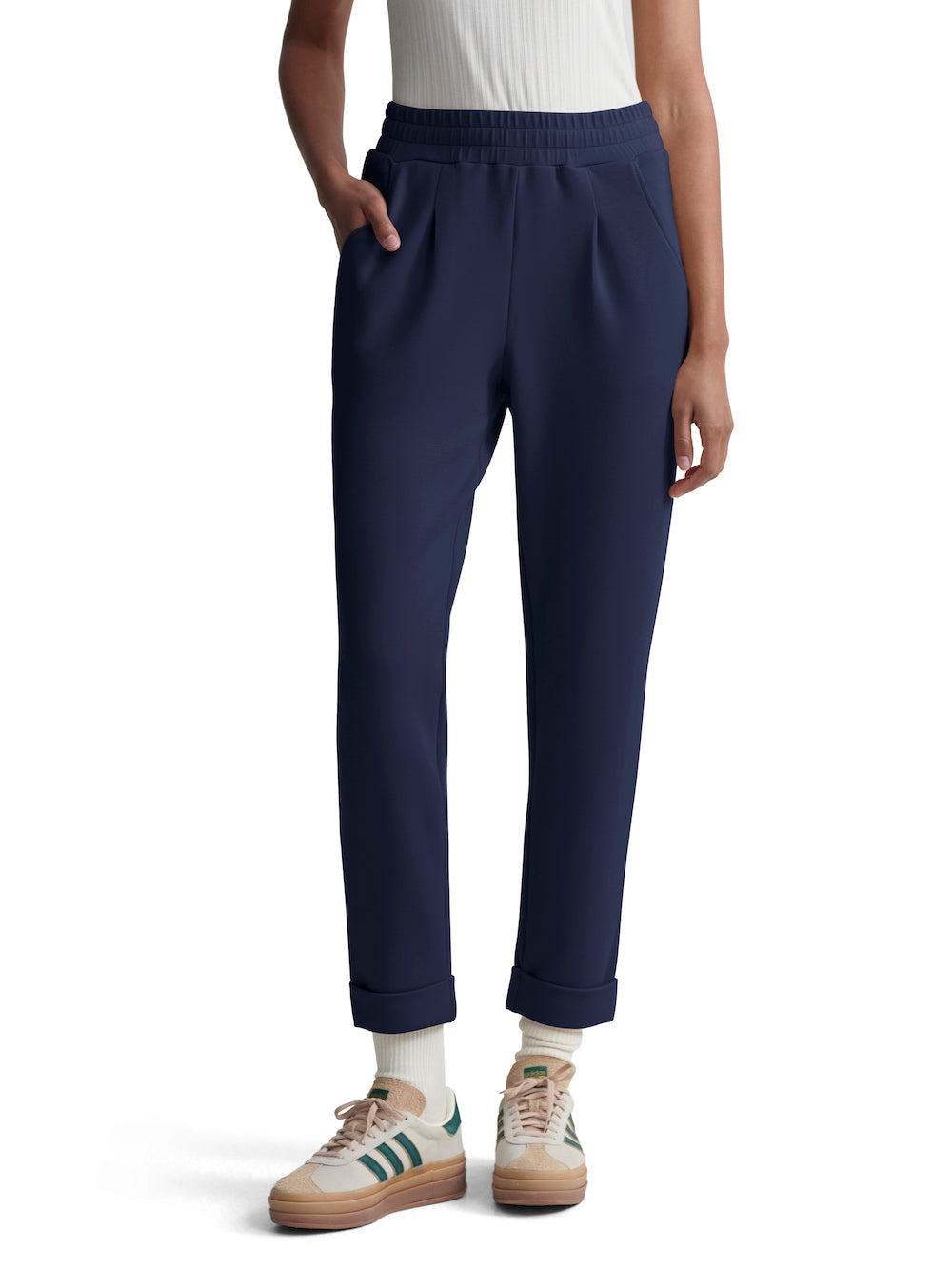 Varley Rolled Cuff Pant 25” - Sky Captain Sleepwear - Other Sleepwear - Loungewear by Varley | Grace the Boutique