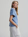 Varley Rory Half Zip - Ashley Blue Clothing - Tops - Shirts - SS Knits by Varley | Grace the Boutique