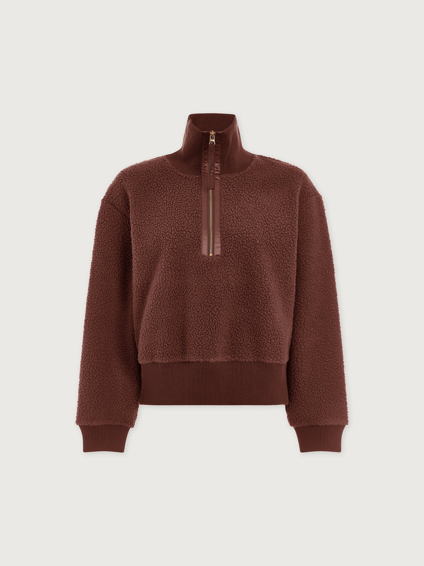 Varley Roselle Half Zip Fleece - Deep Mahogany