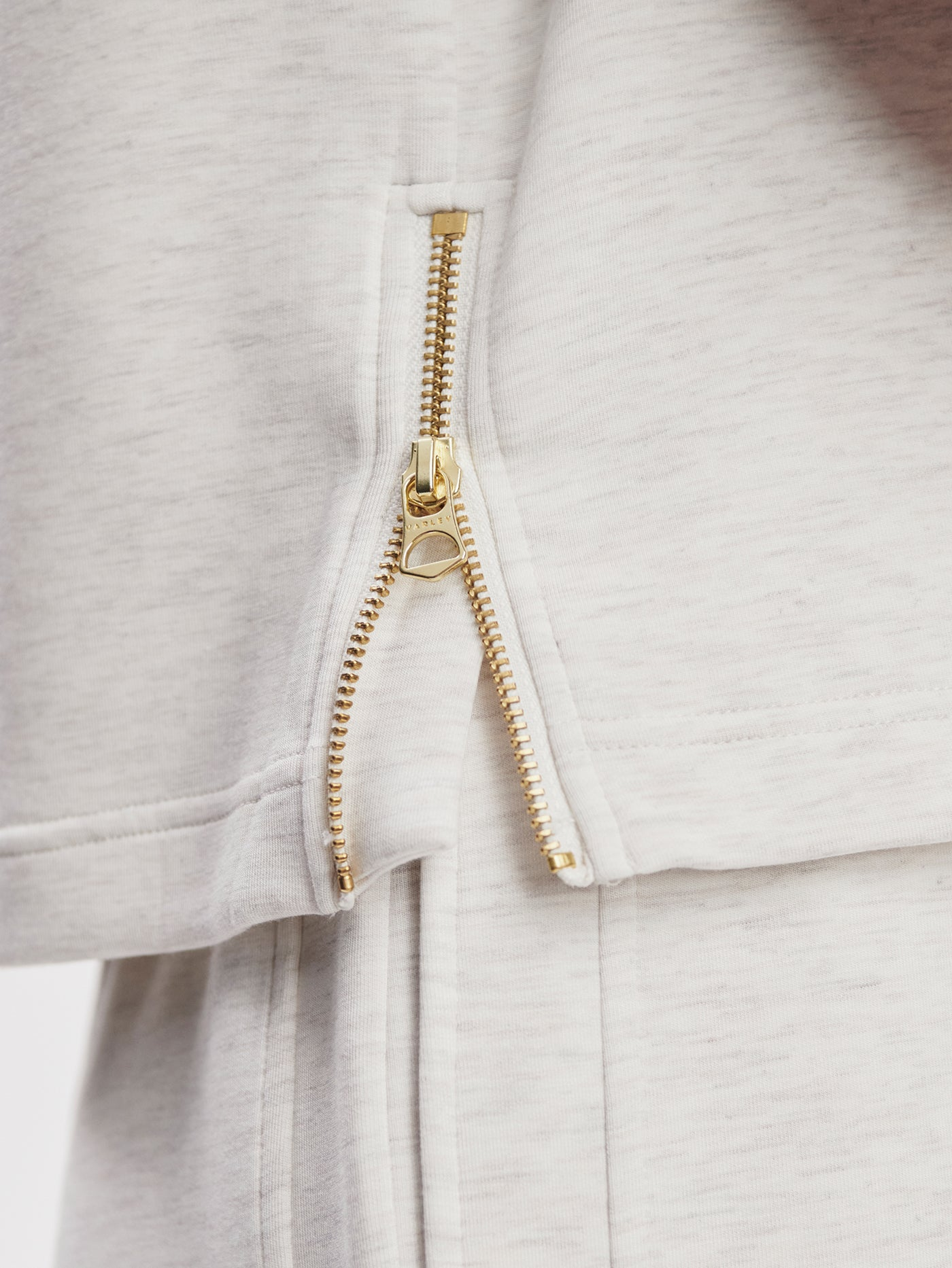 Varley Shea Crop Tank - Ivory Marl