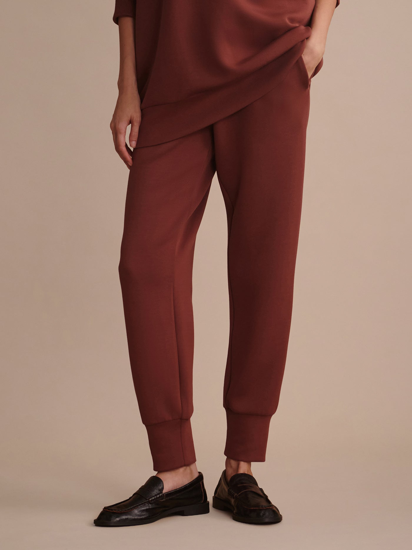 Varley Slim Cuff Pant 27.5” - Cinnamon