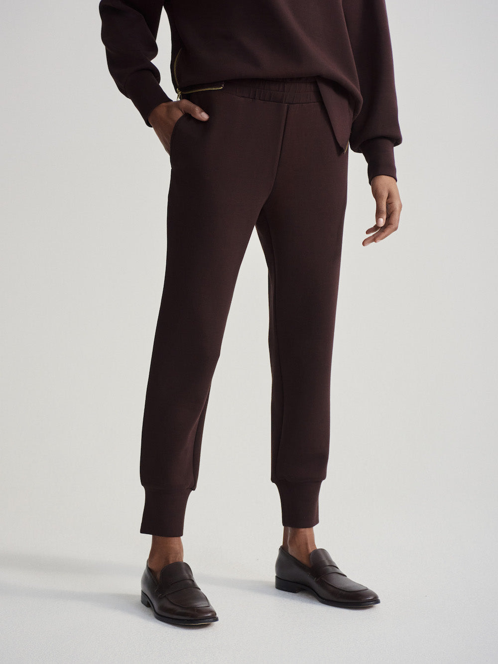 Varley Slim Cuff Pant 27.5 - Coffee Bean Sleepwear - Other Sleepwear - Loungewear by Varley | Grace the Boutique