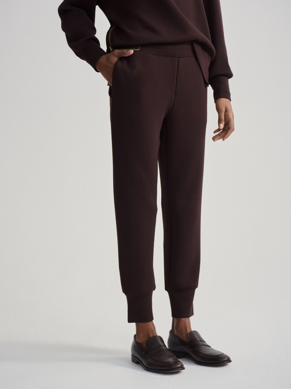 Varley Slim Cuff Pant 27.5 - Coffee Bean Sleepwear - Other Sleepwear - Loungewear by Varley | Grace the Boutique