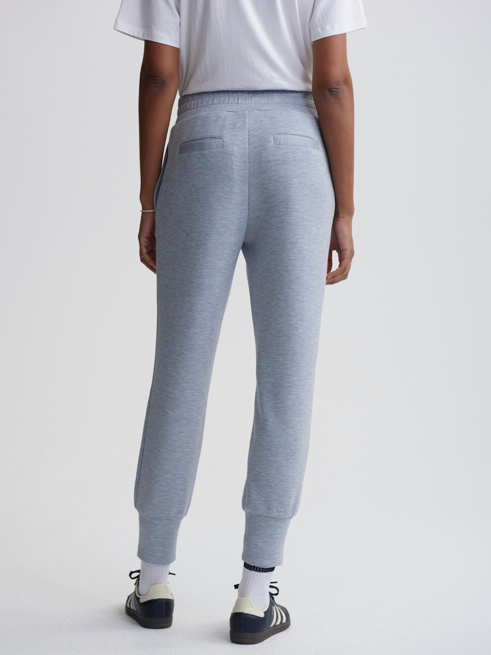 Varley Slim Cuff Pant 27.5" - Mid Blue Marl Sleepwear - Other Sleepwear - Loungewear by Varley | Grace the Boutique